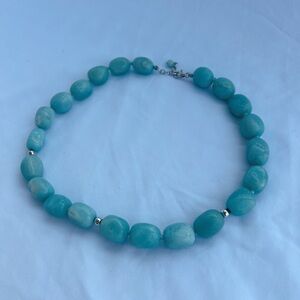 Elegant Turquoise Beaded Necklace